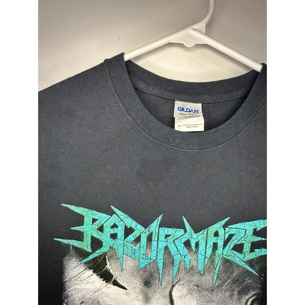 Vintage Y2k Razormaze Annahilatia Music Band‎ T-Shirt